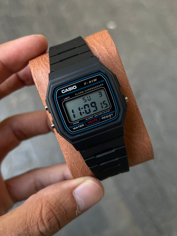 ساعت مچی مردانه کلاسیک برند کاسیو مدل F91 کیفیت درجه 1