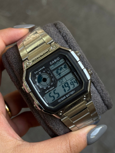 ساعت دیجیتالی کاسیو جهان نما استیل