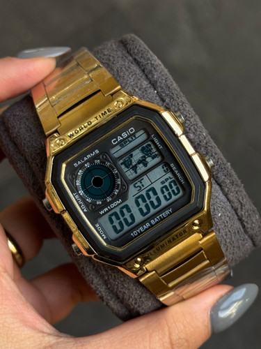 ساعت دیجیتالی کاسیو جهان نما استیل