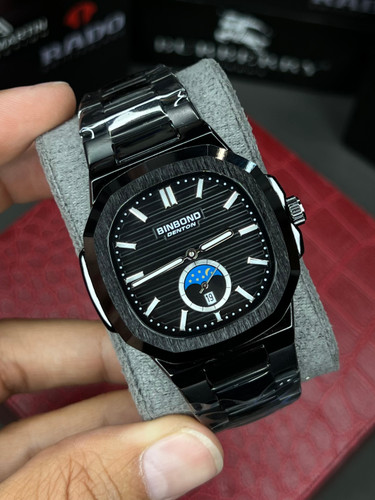 ساعت مردانه اورجینال BINBOND طرح پتک زیرثانیه فعال