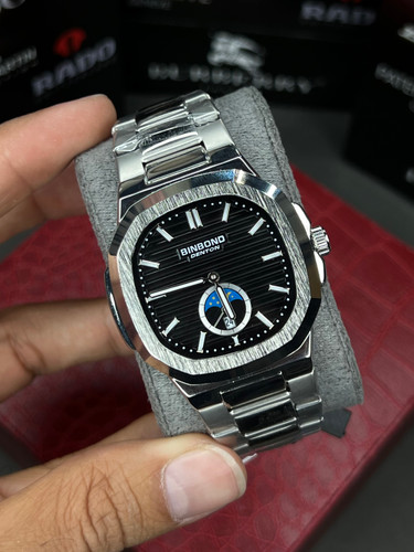 ساعت مردانه اورجینال BINBOND طرح پتک زیرثانیه فعال
