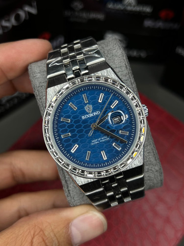 ساعت مردانه اورجینال BINBOND قاب مخراج درجه۱